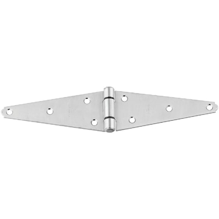 National 6 In. Stainless Steel Heavy Strap Hinge N342485
